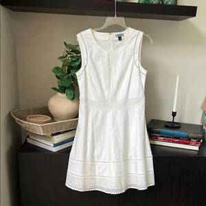 A Cynthia by Cynthia Rowley White Sleeveless Dress in size 10.